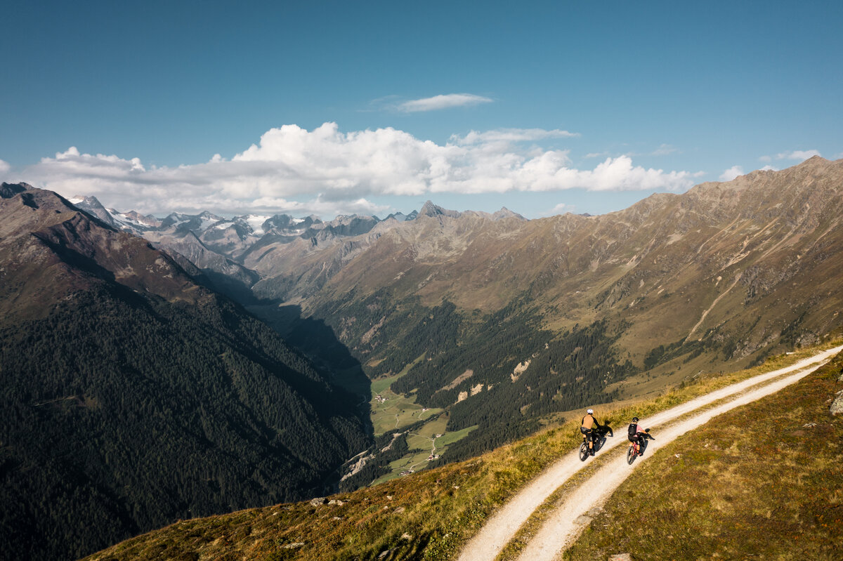 Mountainbike auf der Höhe