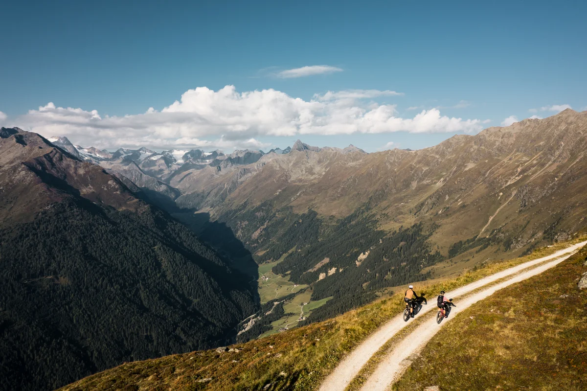 Mountainbike auf der Höhe