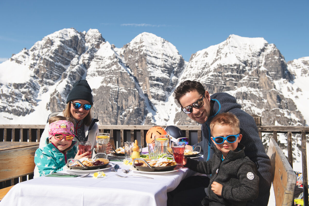 Kaiserschmarrn-Pause mit der Familie