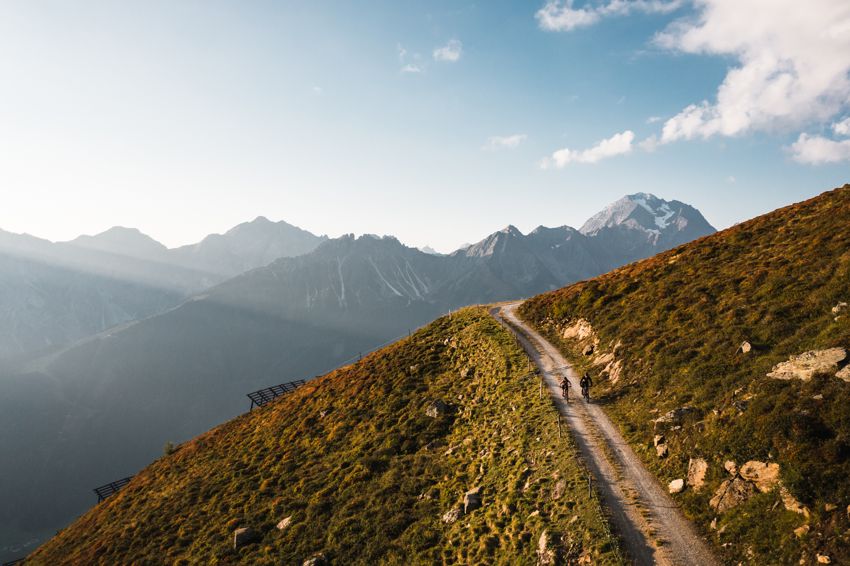 Mountainbike am Berg